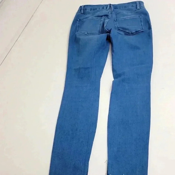 Good American Good Waist Step Hem Skinny Jeans Size 15 GWSH367T - Picture 12 of 14